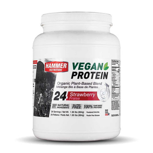 Organic Vegan Protein - Strawberry - Hammer Nutrition Canada