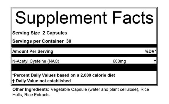 NAC - N-Acetyl-L-Cysteine