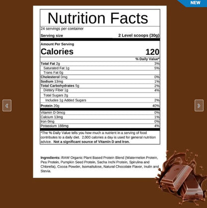 Plant Protien - Chocolate 24 Serve
